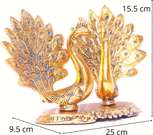 Double_Peacock_Metal_Statue