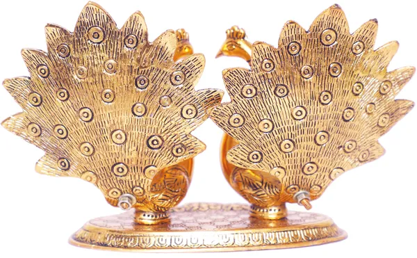 Double_Peacock_Metal_Statue