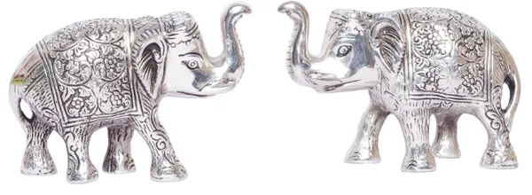 Metal_Elephant_Statue_Medium_Size_Silver_Polish_2_Pcs_Set_For_Showpiece_Enhance_Your_Home