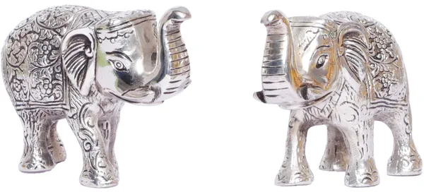 Metal_Elephant_Statue_Medium_Size_Silver_Polish_2_Pcs_Set_For_Showpiece_Enhance_Your_Home