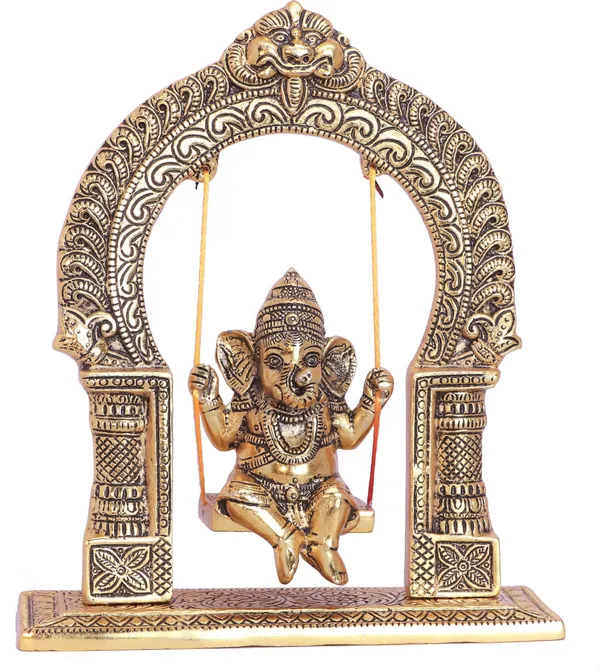Ganesh_Ji_Dori_Jhula_Idol_Decorative_Showpiece