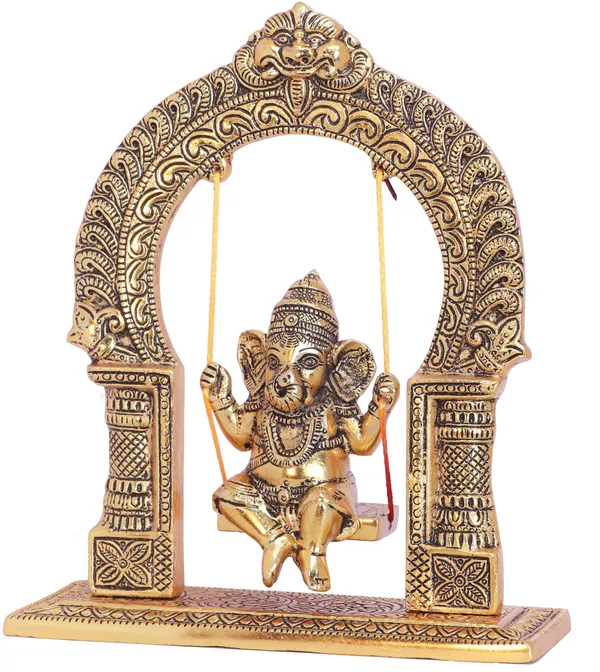 Ganesh_Ji_Dori_Jhula_Idol_Decorative_Showpiece