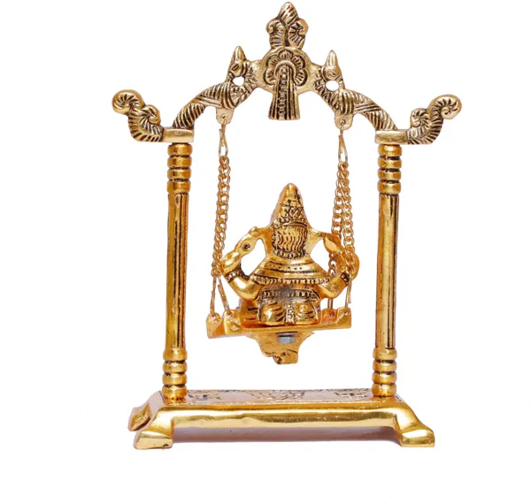 Ganesh_Ji_Jhula_Idol_Decorative_Showpiece