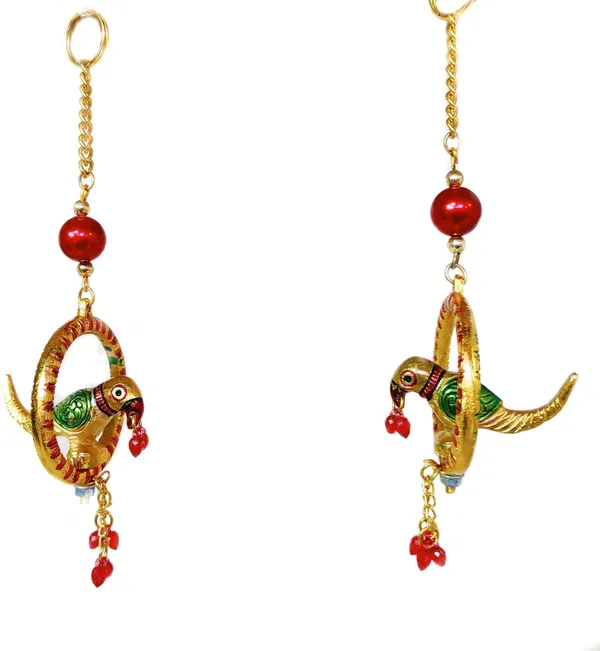 Metal_Parrot_Statue_For_Door_Hanging