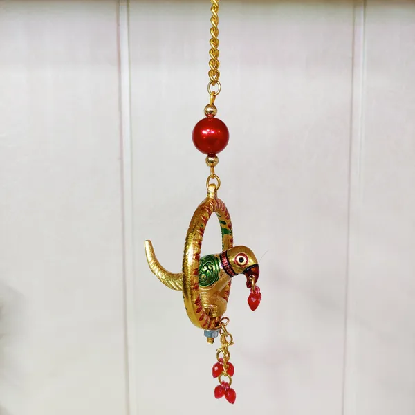 Metal_Parrot_Statue_For_Door_Hanging