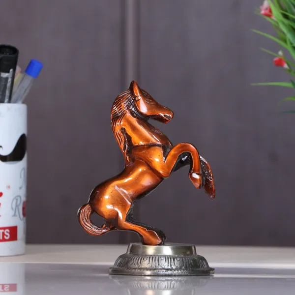 Copper_Finish_Jumping_Horse_Metal_Statue_For_Wealth