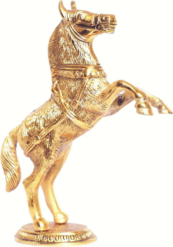 Golden_Oxidized_Jumping_Horse_Metal_Statue_For_Wealth