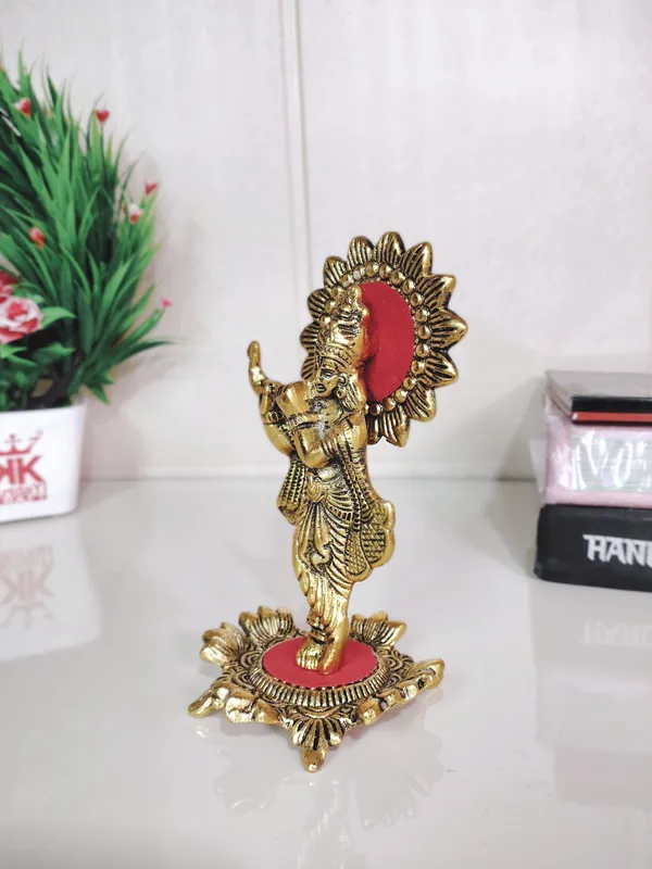 Metal_Krishna_Standing_Play_Flute_Gold_For_Pooja_Room_Decorative_For_Home