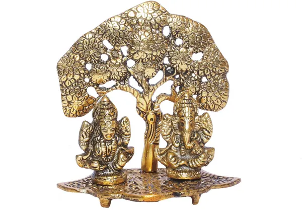 Laxmi_Ganesha_Metal_Statue/Murti_For_Diwali_Pooja&Home_DCor