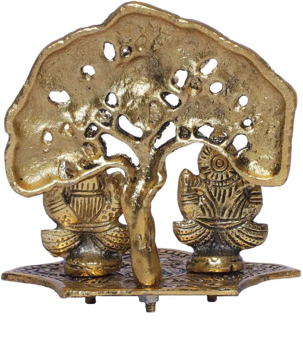 Laxmi_Ganesha_Metal_Statue/Murti_For_Diwali_Pooja&Home_DCor