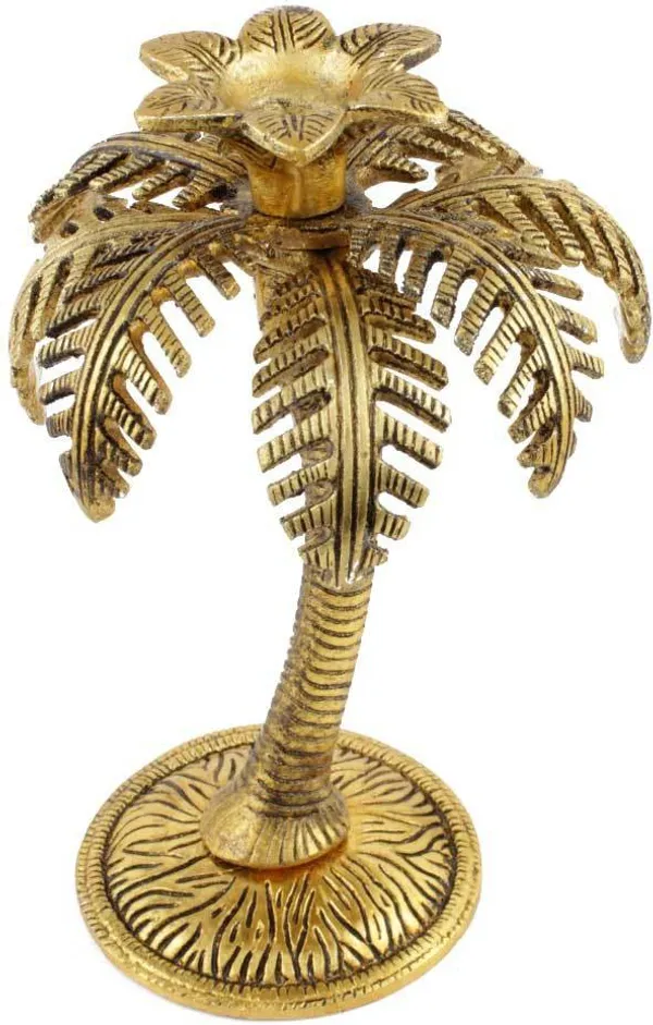 Metal_Gold_Plated_(Palm)_Khajur_Candle_Holder_For_Home_Hotal_DCor
