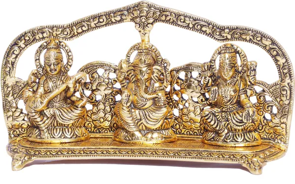 Laxmi_Ganesha_Saraswati_Murti