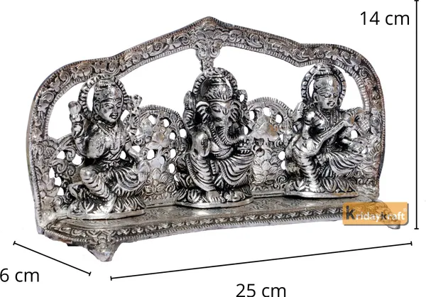 Laxmi_Ganesh_Saraswati_Metal_Statue_For_Pooja&Home
