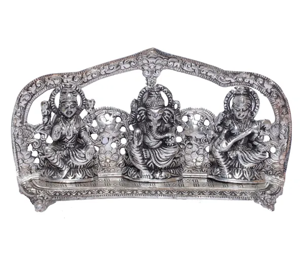 Laxmi_Ganesh_Saraswati_Metal_Statue_For_Pooja&Home