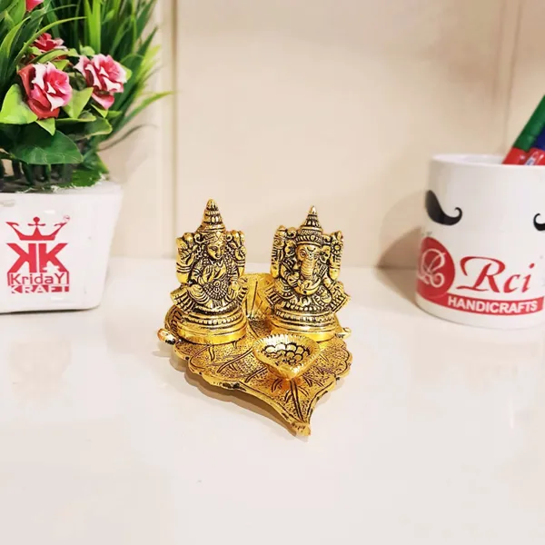 Laxmi_Ganesha_Metal_Statue