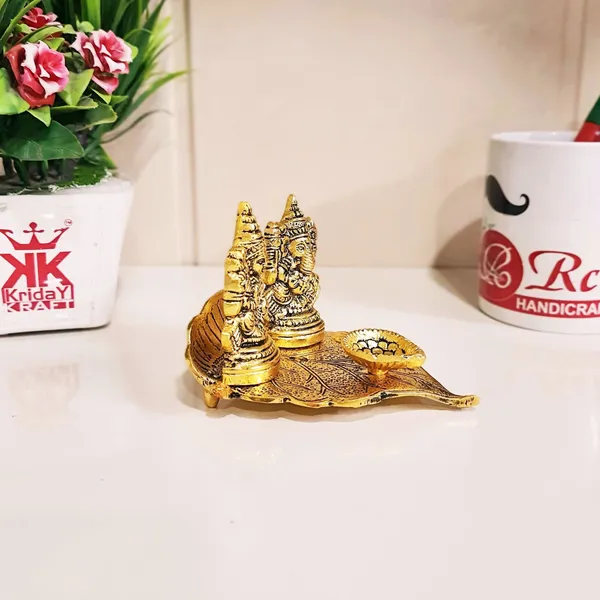 Laxmi_Ganesha_Metal_Statue