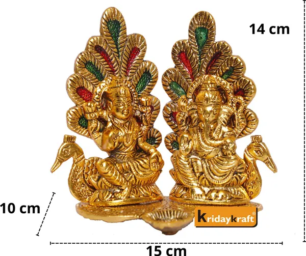 Laxmi_Ganesha_Metal_Statue