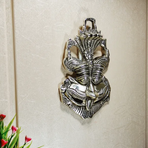 Metal_Feng_Shui_Vastu_Showpiece_Nazar_Battu_With_Naag_Ganesha_Suraksha_Kawach_Mask_For_Evil_Eye_Protection_For_Home
