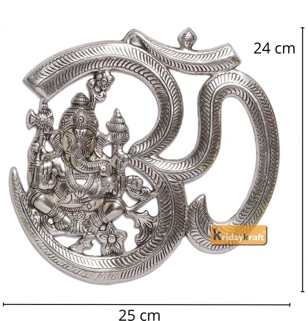 Metal_Om_Ganesha_Hanging_Statue/Wall_Decor_Lucky_For_Home
