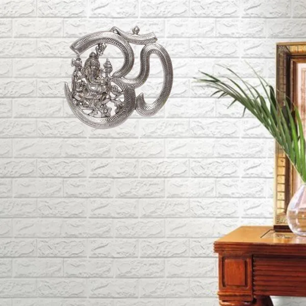Metal_Om_Ganesha_Hanging_Statue/Wall_Decor_Lucky_For_Home
