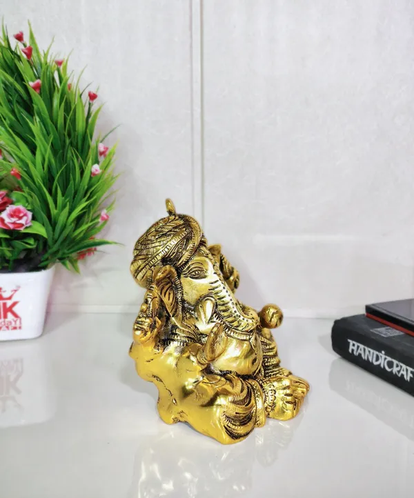 Metal_Ganesha_Statue_Hindu_God_Ganesh_Ganpati_Sitting_Idol_Sculpture_Good_Luck_Success_For_Home_Puja_Gifts(Size:_6.5_X_6_Inches
