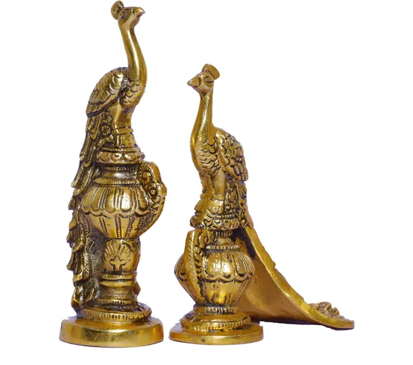 Peacock_Metal_Statue_Decorative_Showpiece