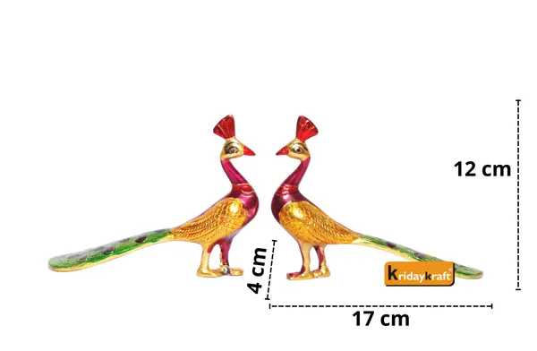 Peacock_Metal_Statue_Decorative_Showpiece