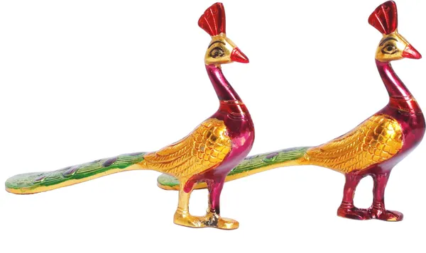 Peacock_Metal_Statue_Decorative_Showpiece