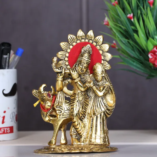 Metal_Radha_Krishna_Standing_With_Cow_Statue_For_Decorative_Home_Office_And_Gifts..._Decorative_Showpiece_-_16_Cm_(Metal