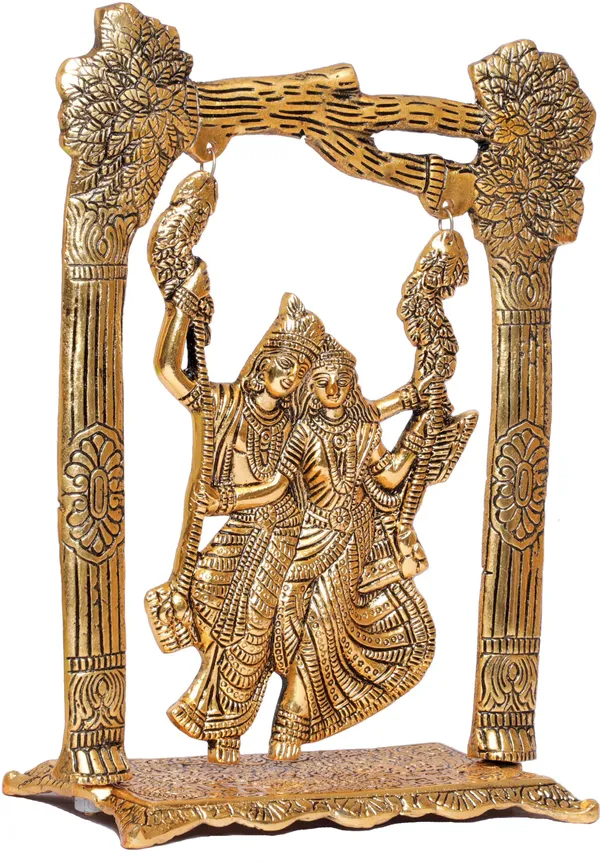 Metal_Gold_Plated_Radha_Krishna_Idol_On_Swing_Jhula_Decorative_Showpiece_Figurine_Religious_Idols