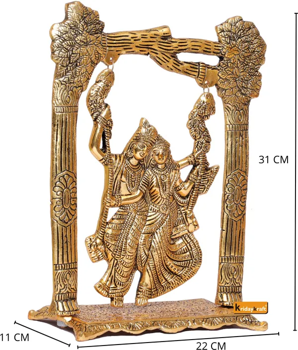 Metal_Gold_Plated_Radha_Krishna_Idol_On_Swing_Jhula_Decorative_Showpiece_Figurine_Religious_Idols