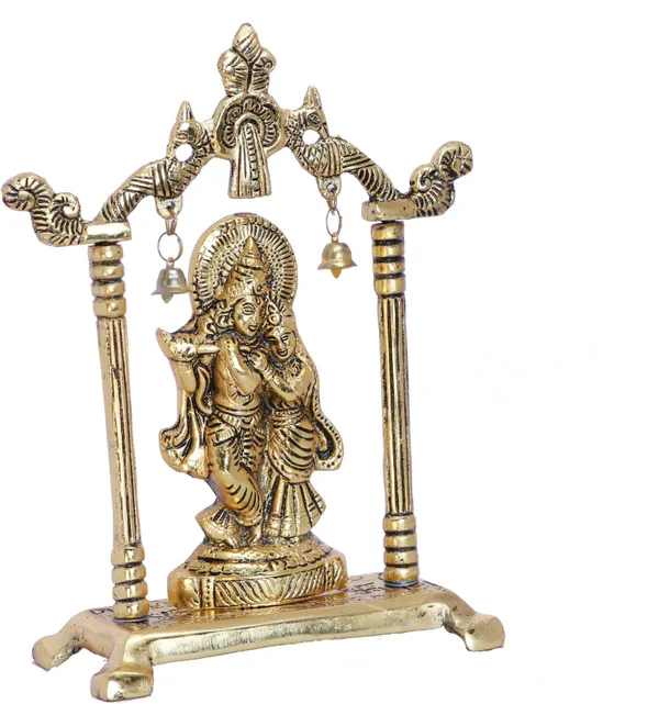 Metal_Radha_Krishna_Statue/Murti_For_Pooja&Home_Decor_Radha_Krishna_Idol_Decorative_Showpiece_-_20_Cm_(Metal