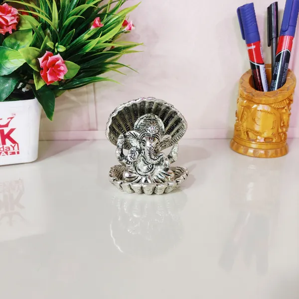 Silver_Plated_Ganesha_Ji_In_Sheep_For_Pooja_Room_Showpiece_For_Room