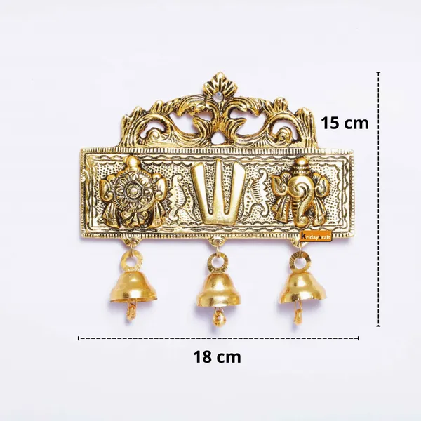 Tirupati_Door_Hanging_Shankh_Chakra_Namah_Latkan_Gold_Plating_Antique_Decorative_For_Home
