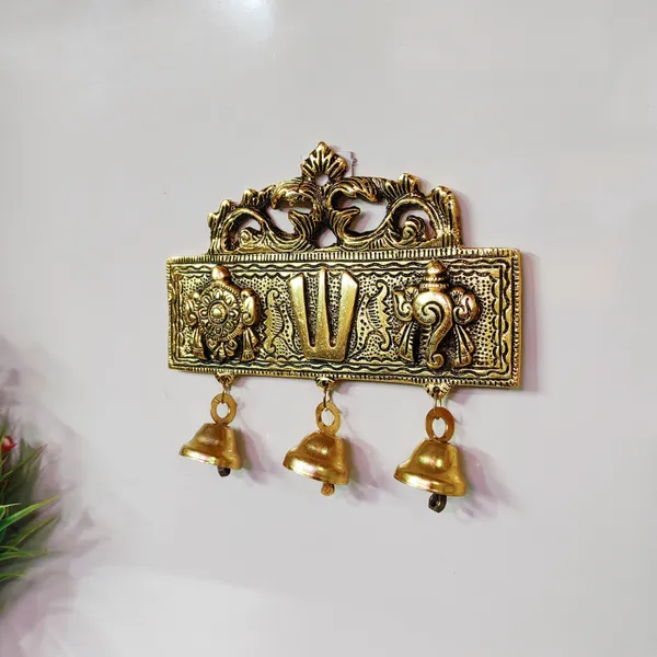 Tirupati_Door_Hanging_Shankh_Chakra_Namah_Latkan_Gold_Plating_Antique_Decorative_For_Home