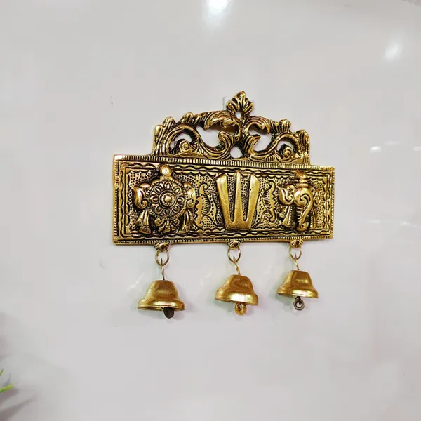 Tirupati_Door_Hanging_Shankh_Chakra_Namah_Latkan_Gold_Plating_Antique_Decorative_For_Home