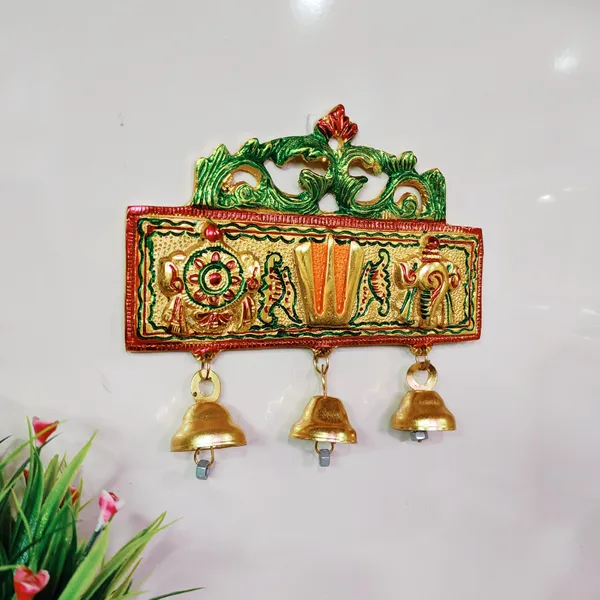 Tirupati_Door_Hanging_Shankh_Chakra_Namah_Latkan_Meenkari_Decorative_For_Home