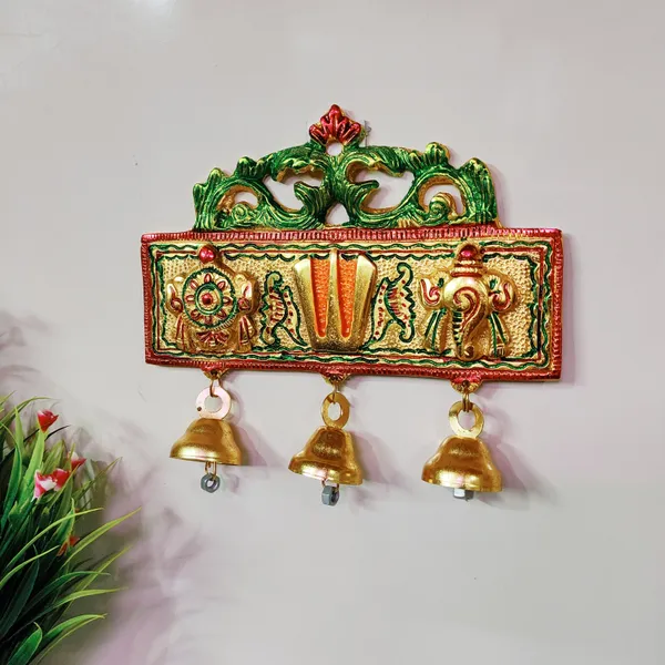 Tirupati_Door_Hanging_Shankh_Chakra_Namah_Latkan_Meenkari_Decorative_For_Home