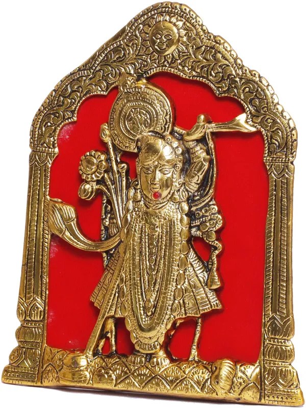 Shree_Nathji/Krishna_Metal_Statue/Murti_For_Pooja&Home_DCor_Religious_Gift_Idol_Decorative_Showpiece_-_20.5_Cm_(Metal
