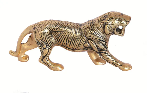 Metal_Tiger/Lion_Statue_For_Table/Car_Dashboard