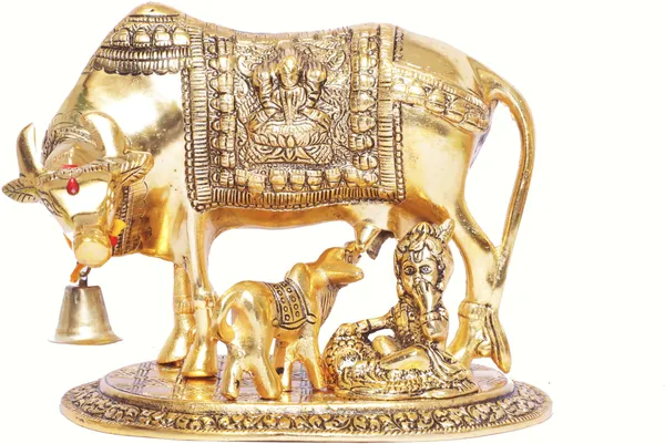 Gold_Plated_Kamdhenu_Cow