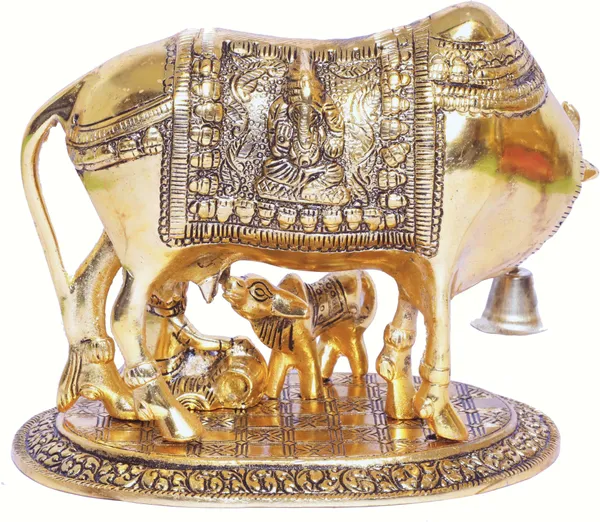 Gold_Plated_Kamdhenu_Cow