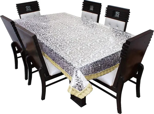 6_Seater_Waterproof_Dining_Table_Cover_3D_Pattern_Transparent_PVC_Plastic_Rectangular_Table_Cover_with_Golden_Lace_(Clear_Color,_60X90_Inches,_Pack_of_1)