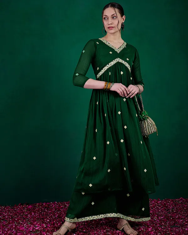 Green_Milky_Georgette_Zari_Sequence_Embroidered_Alia_Cut_Kurta_With_Palazzo_Set