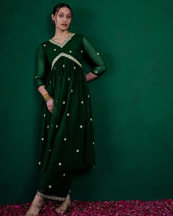 Green_Milky_Georgette_Zari_Sequence_Embroidered_Alia_Cut_Kurta_With_Palazzo_Set