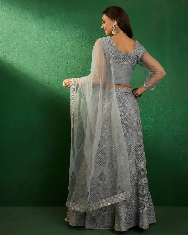 Grey_Net_Sequence_With_Embroidery_Semi-Stitched_Lehenga_Choli
