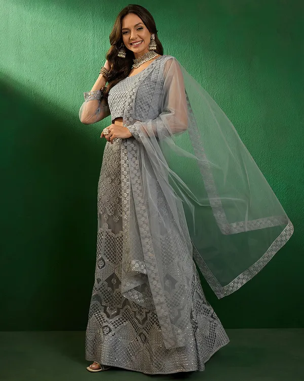 Grey_Net_Sequence_With_Embroidery_Semi-Stitched_Lehenga_Choli