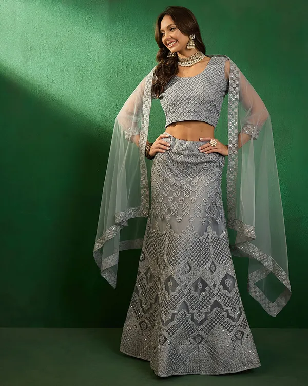 Grey_Net_Sequence_With_Embroidery_Semi-Stitched_Lehenga_Choli