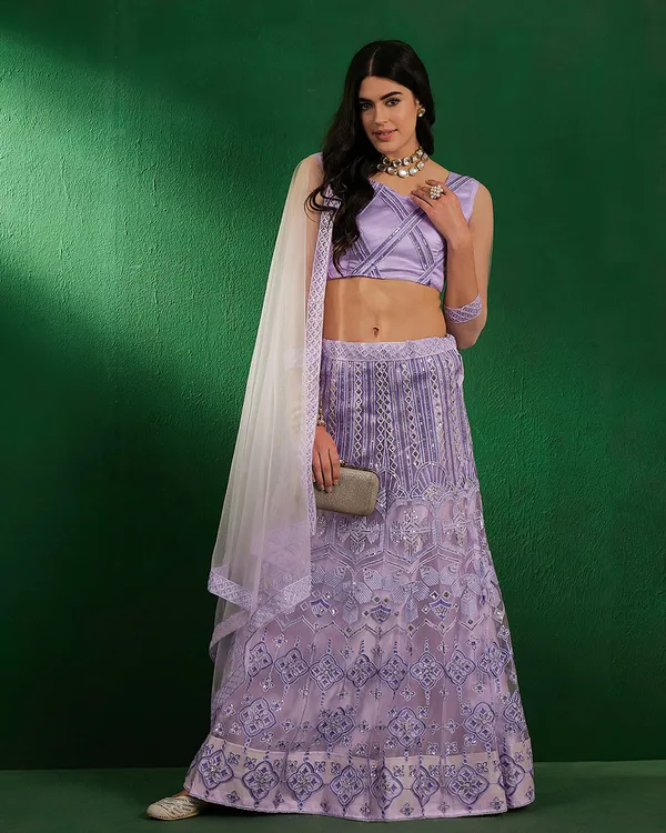 Women_Lavendor_Net_Sequence_Semi_Stitched_Lehenga_Choli_With_Dupatta