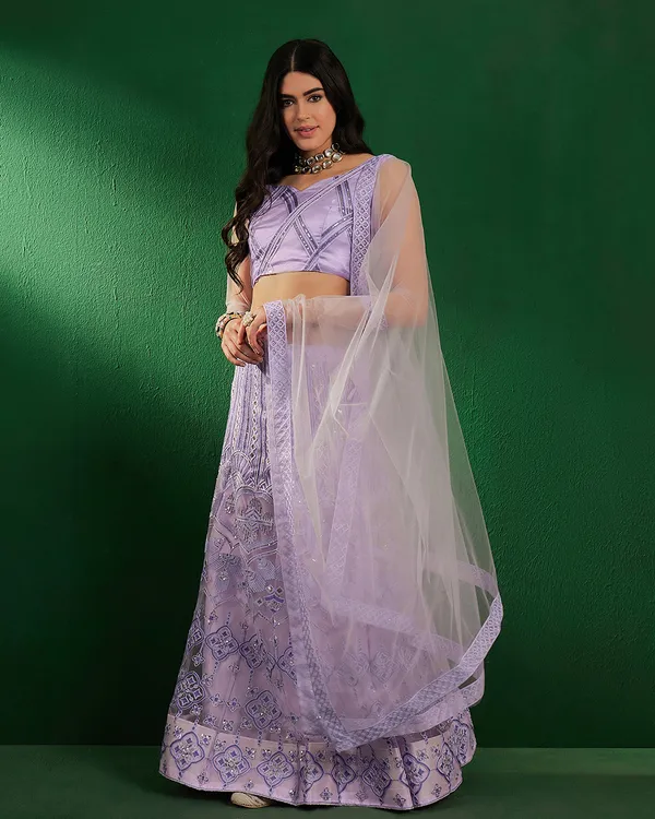 Women_Lavendor_Net_Sequence_Semi_Stitched_Lehenga_Choli_With_Dupatta